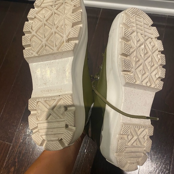 Converse Olive Green Ankle Boots - Picture 4 of 4